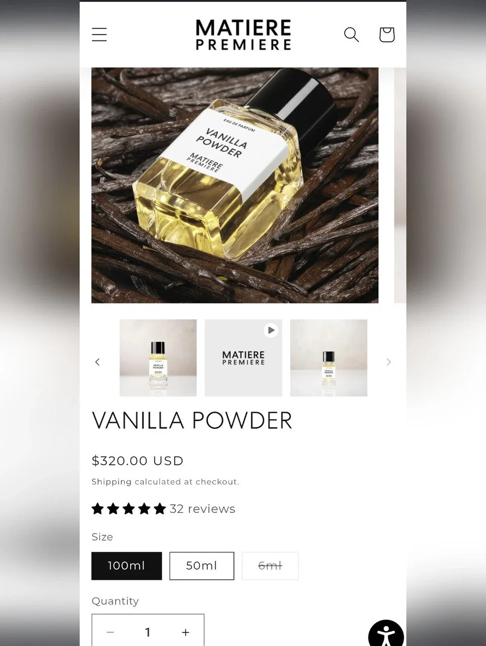 Matiere Premiere Vanilla Powder